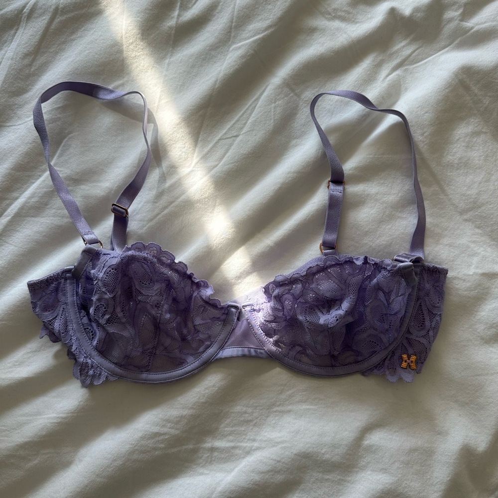 Savage X Fenty Lavender Lace Bra